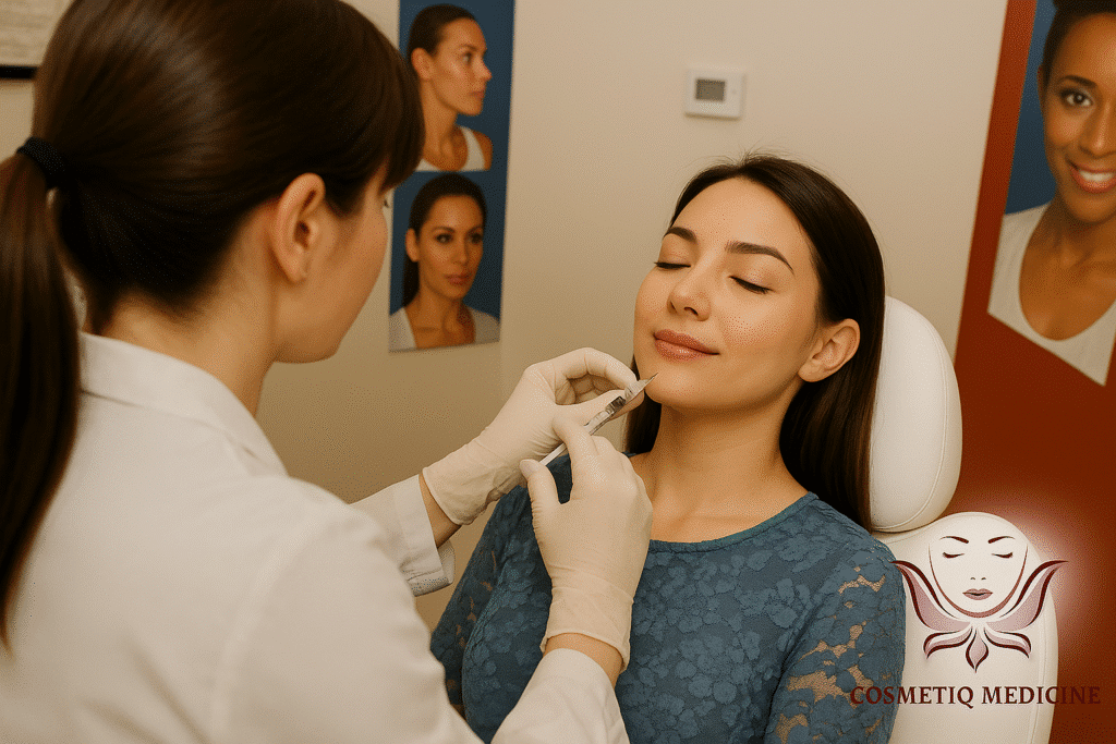 Experience Radiesse wrinkle smoothing at Cosmetiq Medicine in Portland. Achieve natural, long-lasting wrinkle correction—schedule your consultation today!