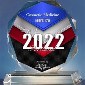 Cosmetiq Medicine Medical Spa, Best of 2022 Portland Award.