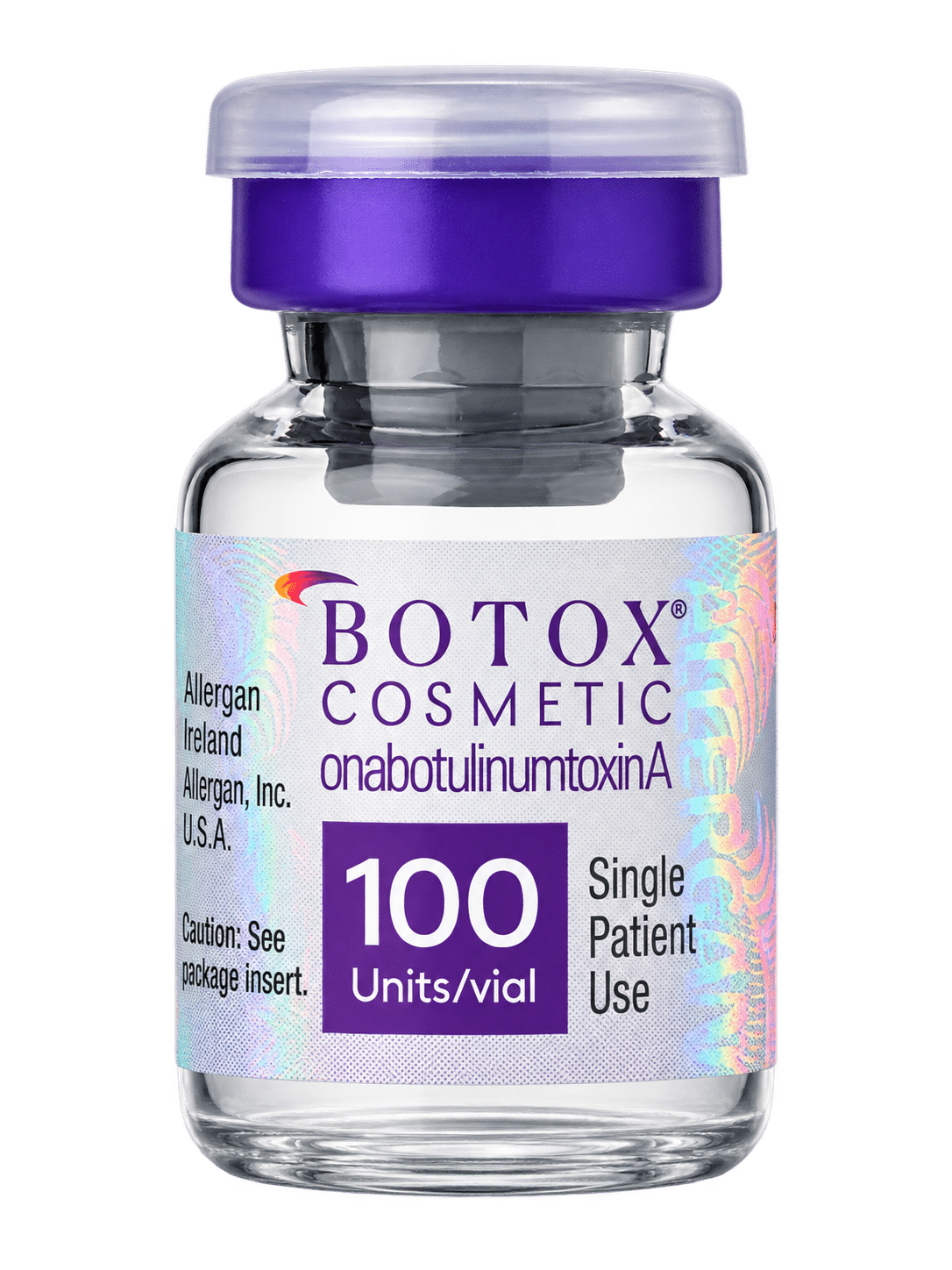 Botox Cosmetic 100 unit vial, onabotulinumtoxinA, offered at Cosmetiq Medicine in Portland