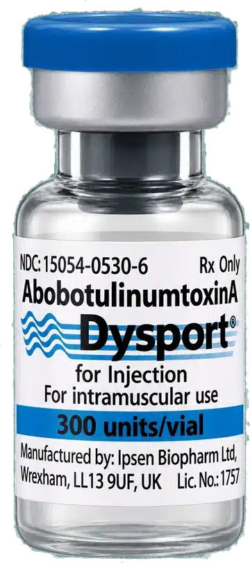 Dysport vial, abobotulinumtoxinA, 300 units
