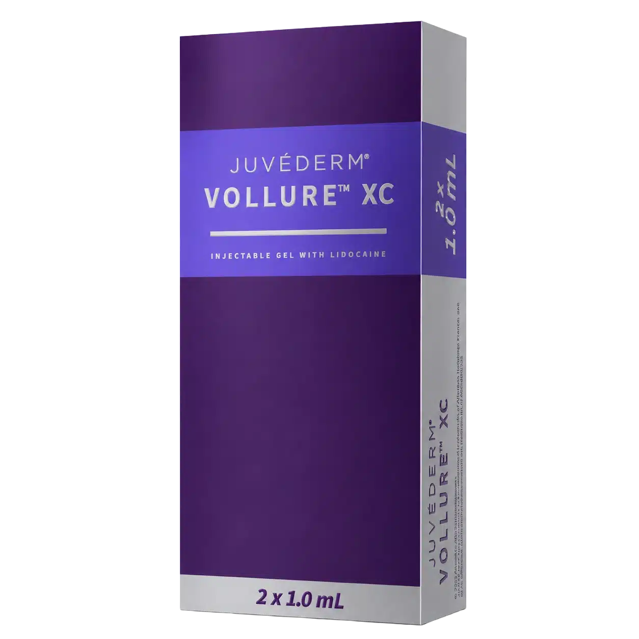 Juvederm Vollure XC dermal filler product box at Cosmetiq Medicine Portland med spa