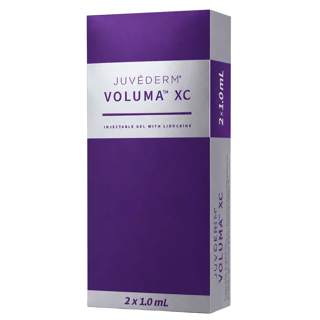 Juvéderm Voluma XC dermal filler box at Cosmetiq Medicine med spa in Vancouver, WA