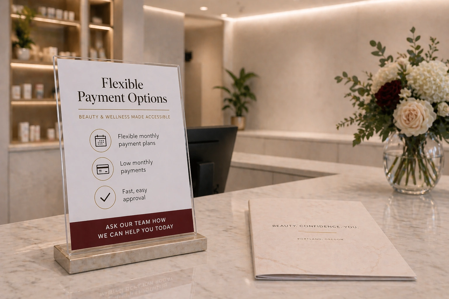 Payment plans for med spa treatments Portland OR and Vancouver WA