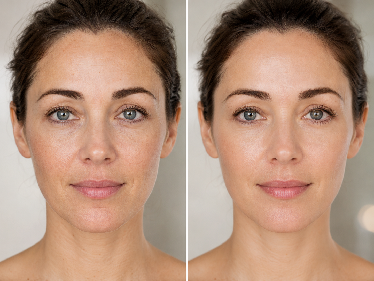 Botox before and after results in the Cosmetiq Medicine patient gallery