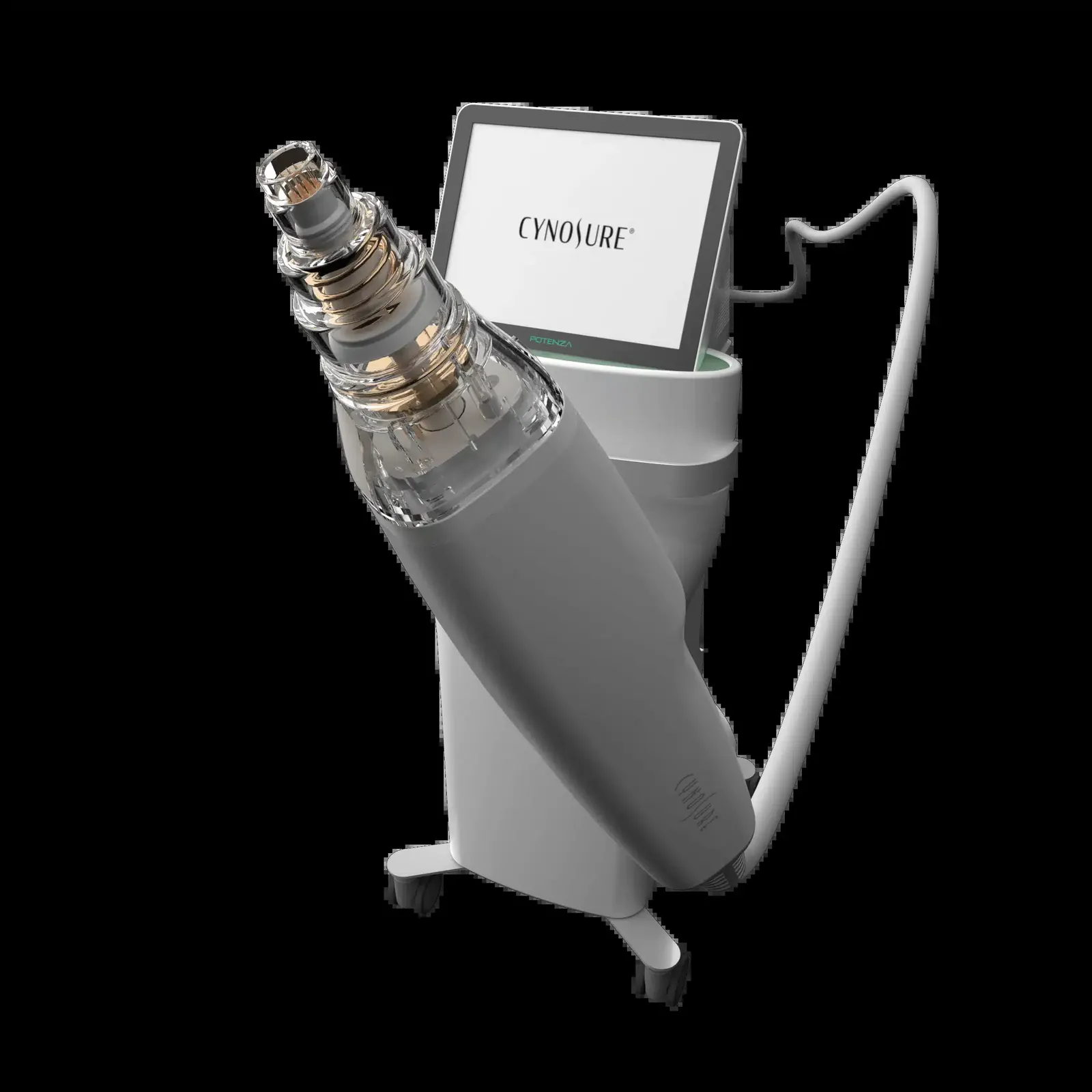 Potenza radiofrequency microneedling system with its handpiece