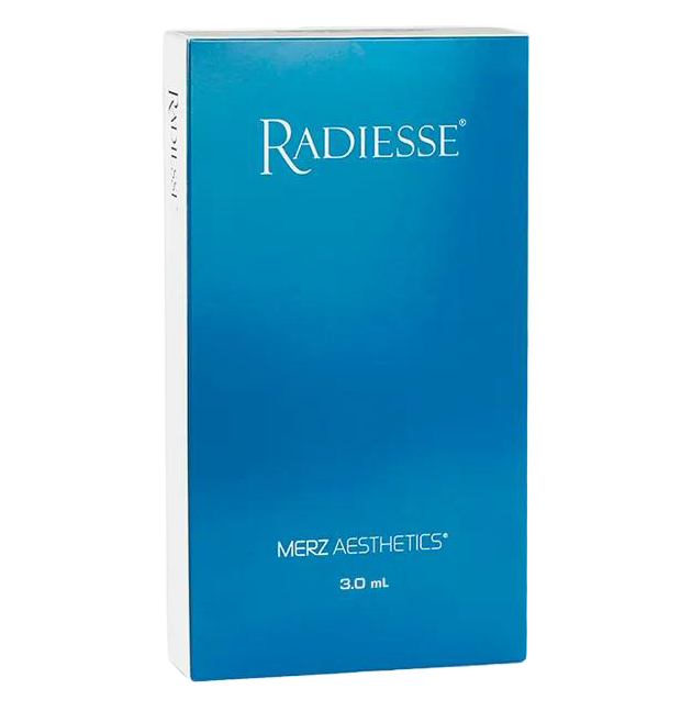 Radiesse calcium hydroxylapatite filler box for lower face and hands at Cosmetiq Medicine Portland Vancouver