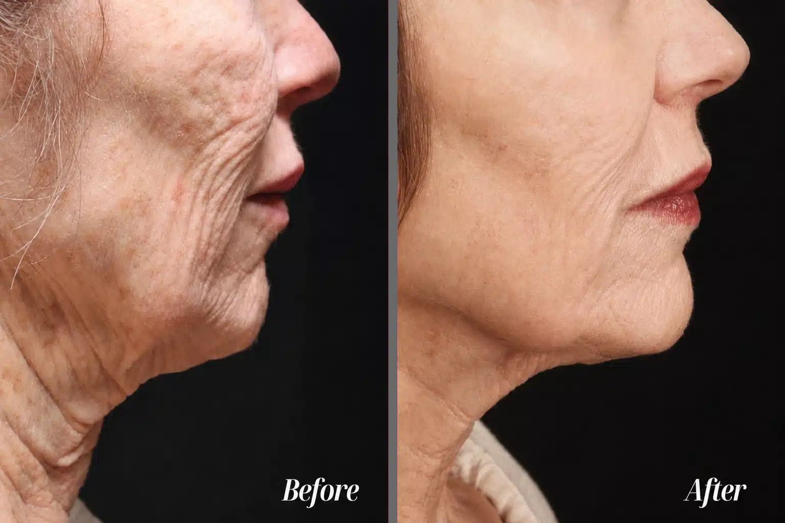 XERF skin tightening before and after results — Portland OR and Vancouver WA